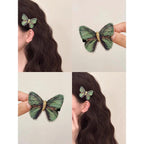 Frayed Butterfly Duckbill Hair Clip