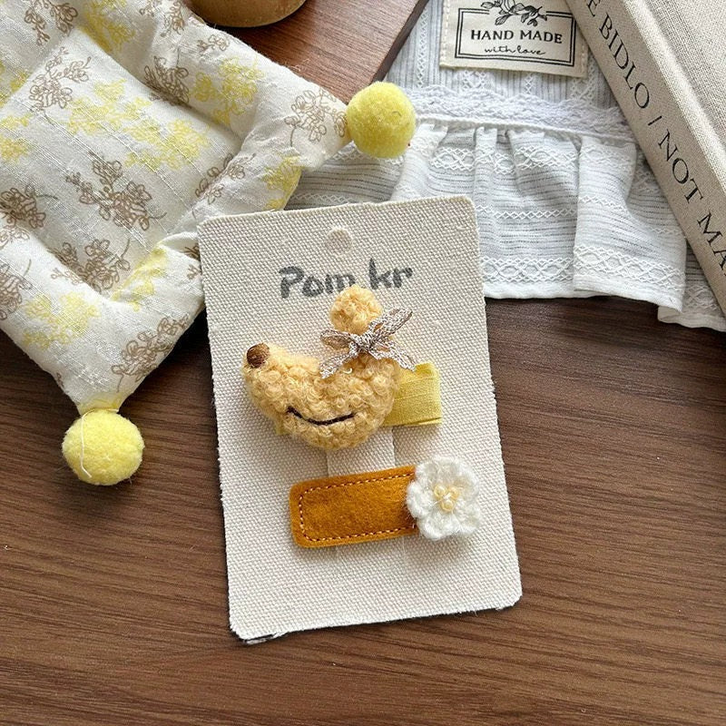 Flower Hair Clip With Soft Petals - Modomu