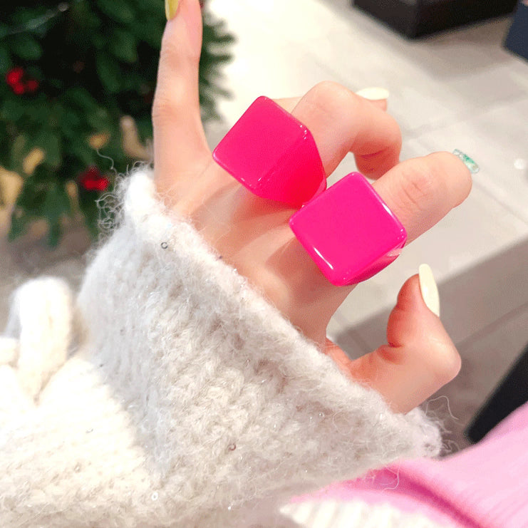 Chunky Square Acrylic Ring - Modomu