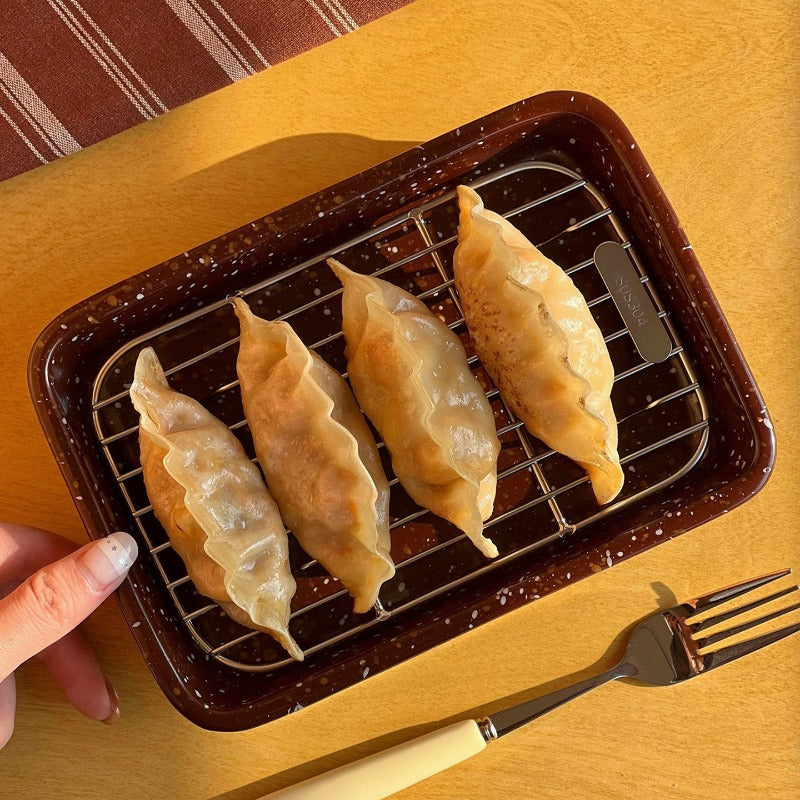 Speckled Square Serving Tray