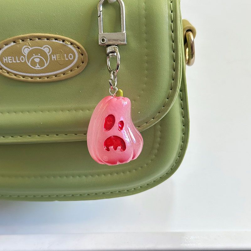 Glowing Pumpkin Bag Charm