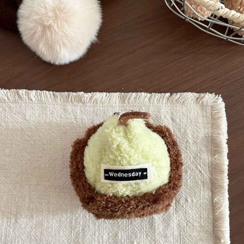 Plush Fruit Bag Charm Keychain - Modomu