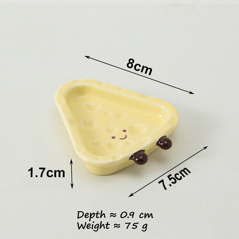 Creative Ceramic Cheese Plate Ornament - Modomu