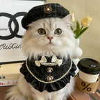 Camellia Bow Bib and Beret