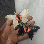 Embroidered Eye Butterfly Clip