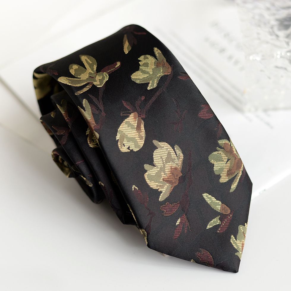 Handmade Retro Jacquard Tie - Modomu