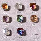 Foil Relief Square Stones