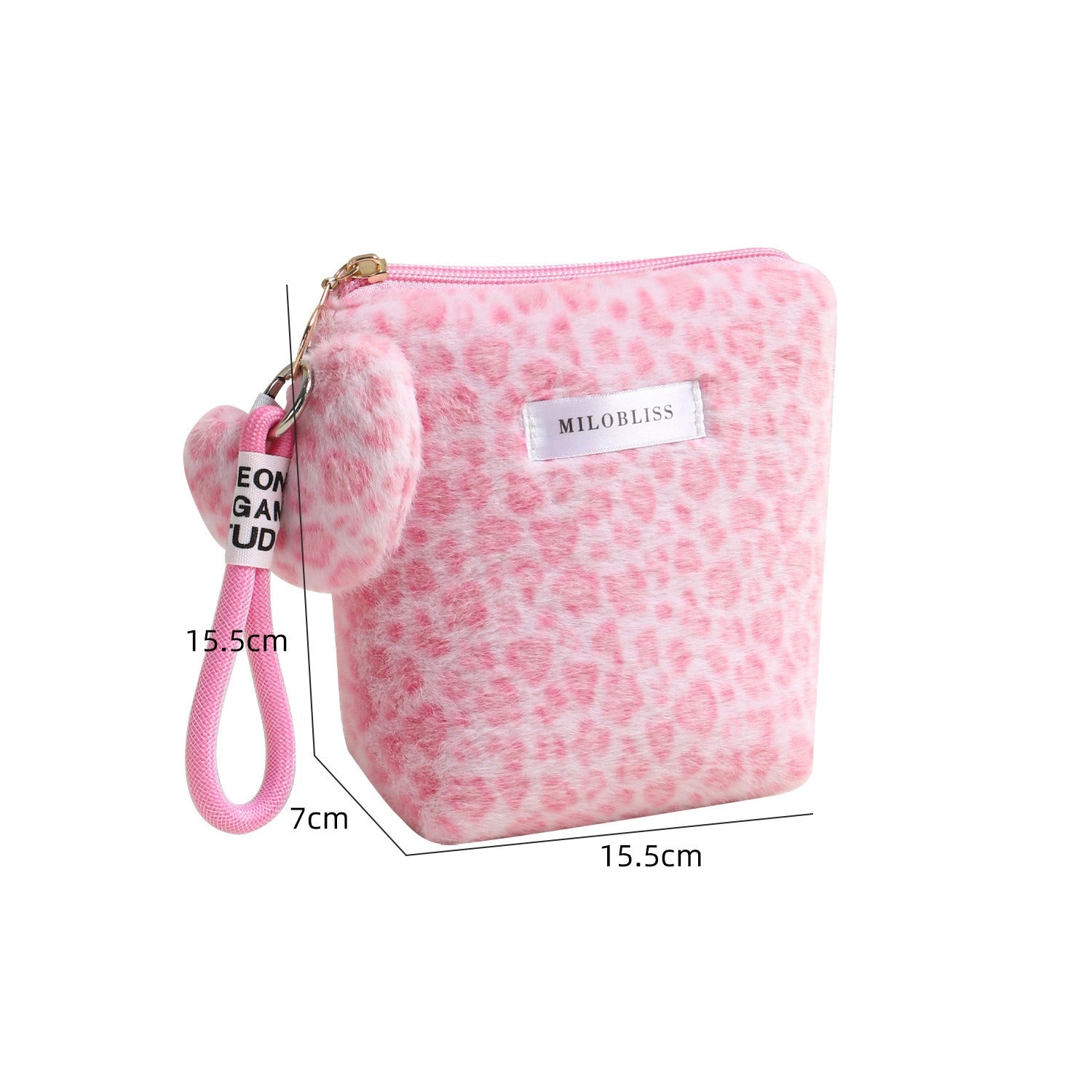 Leopard Plush Cosmetic Bag Organizer - Modomu