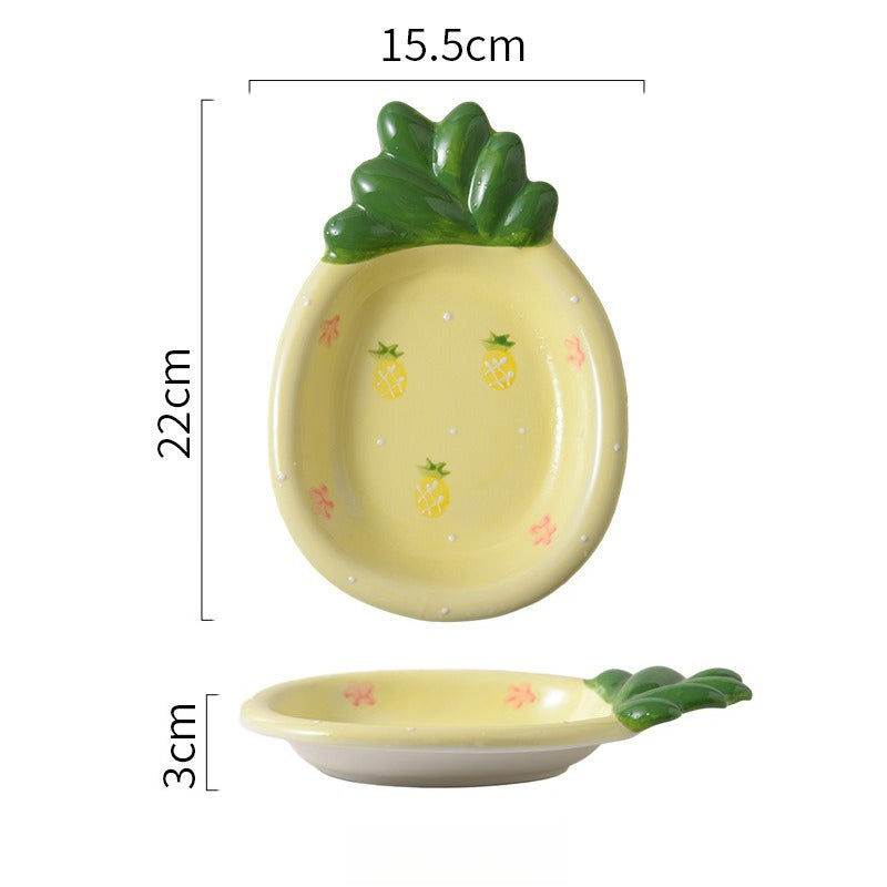 Ceramic Pumpkin Cartoon Dinner Plate - Modomu