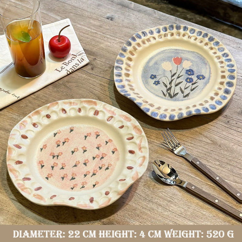 Hand-Pinched Ceramic Plate