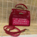 Transparent Jelly Crossbody Bag