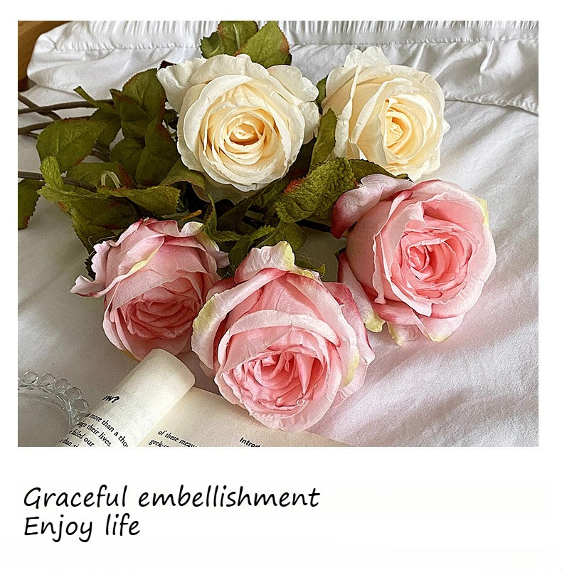 Vintage Burnt Edge Rose Stem - Modomu