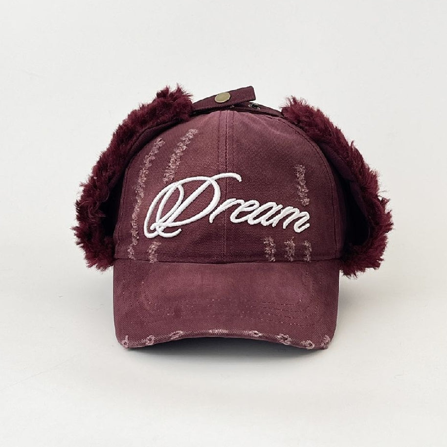 Retro Earflap Winter Baseball Cap - Modomu