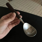 Walnut-Effect Handle Melon Baller