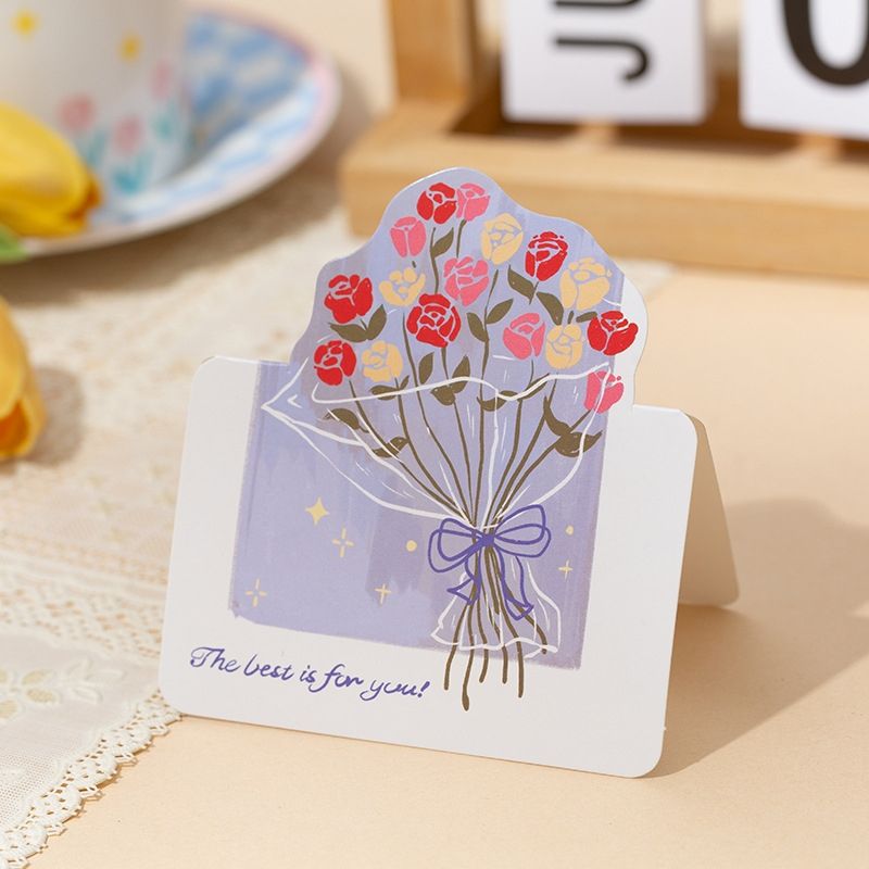 3D Tulip Bouquet Greeting Card