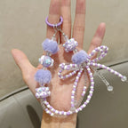Beaded Phone Lanyard With Bow