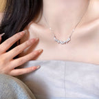 Wisteria Zircon Pendant Necklace - Modomu