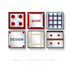 Geometric Bauhaus Mirror Art - Modomu