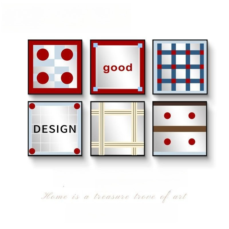 Geometric Bauhaus Mirror Art - Modomu