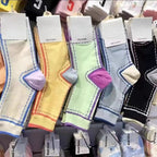 Contrast Stitch Stacking Socks - Modomu