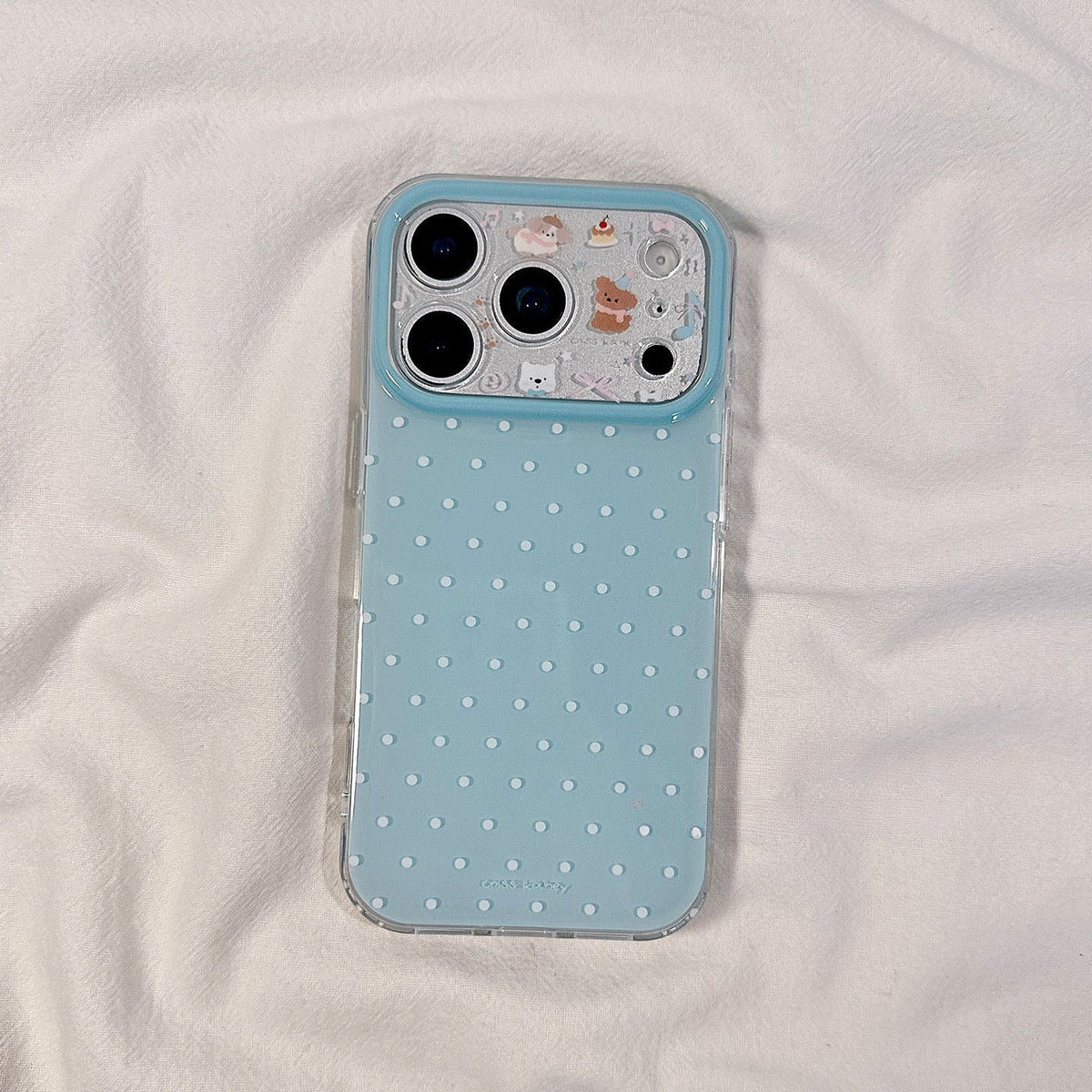 Polka Dot Double Layer iPhone Case
