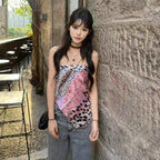 Leopard Print Silk Scarf Tube - Modomu