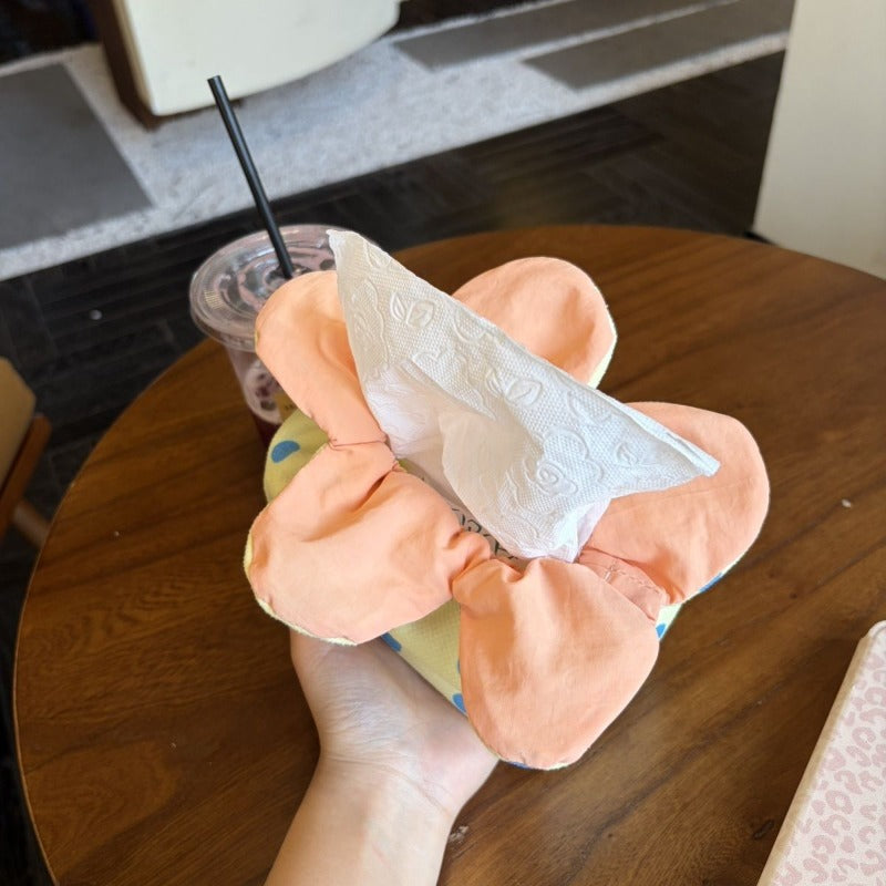 Flower Tissue Box Cover Dispenser