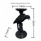 Perched Crow Candlestick