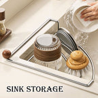 Corner Sink Drain Rack