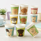Puppy Art Disposable Paper Cups