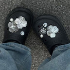Ribbed Petal Flower Charms