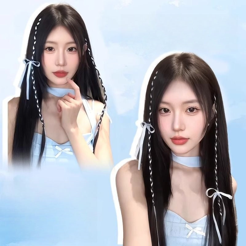 Kids Braided Ponytail Wig