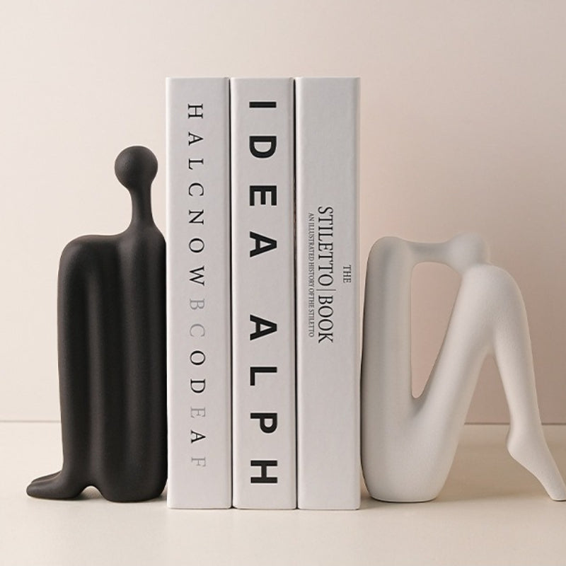 Abstract Character Bookend Sculpture - Modomu