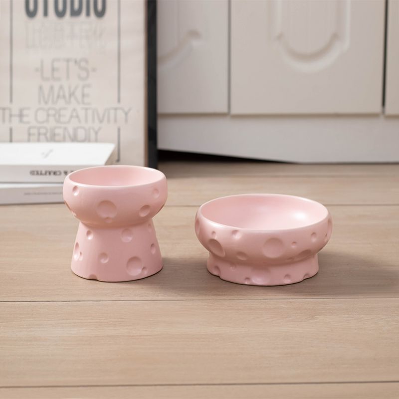 Ceramic Pet Elevated Feeding Bowl