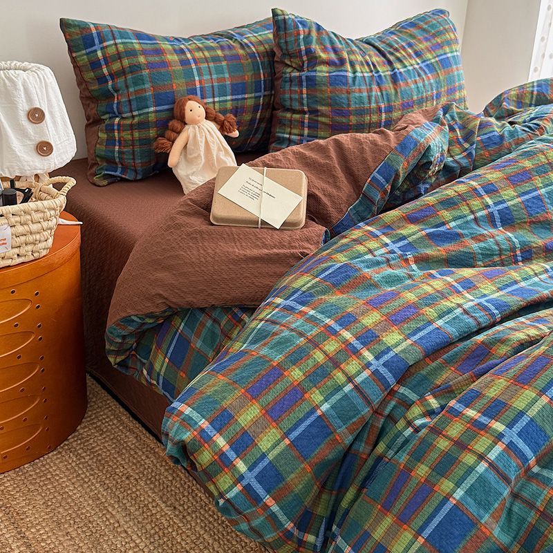Waffle Crinkle Bedding Set