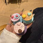 Gingham Heart Magnetic Grip