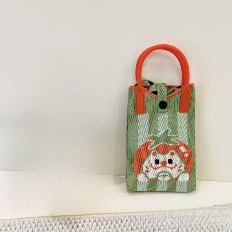 Knit Animal Phone Bag