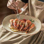 Oval Ceramic Serving Plate