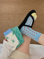 Ribbed Pastel Slouch Socks