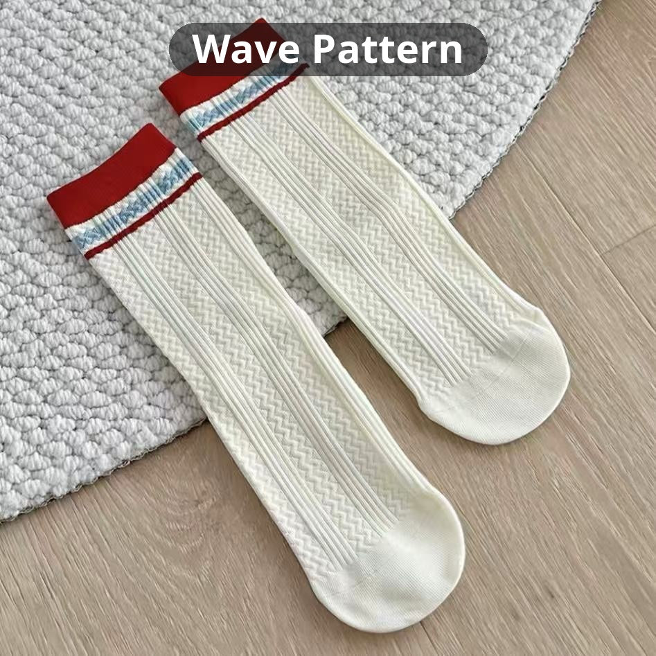 College Style Ribbed Socks