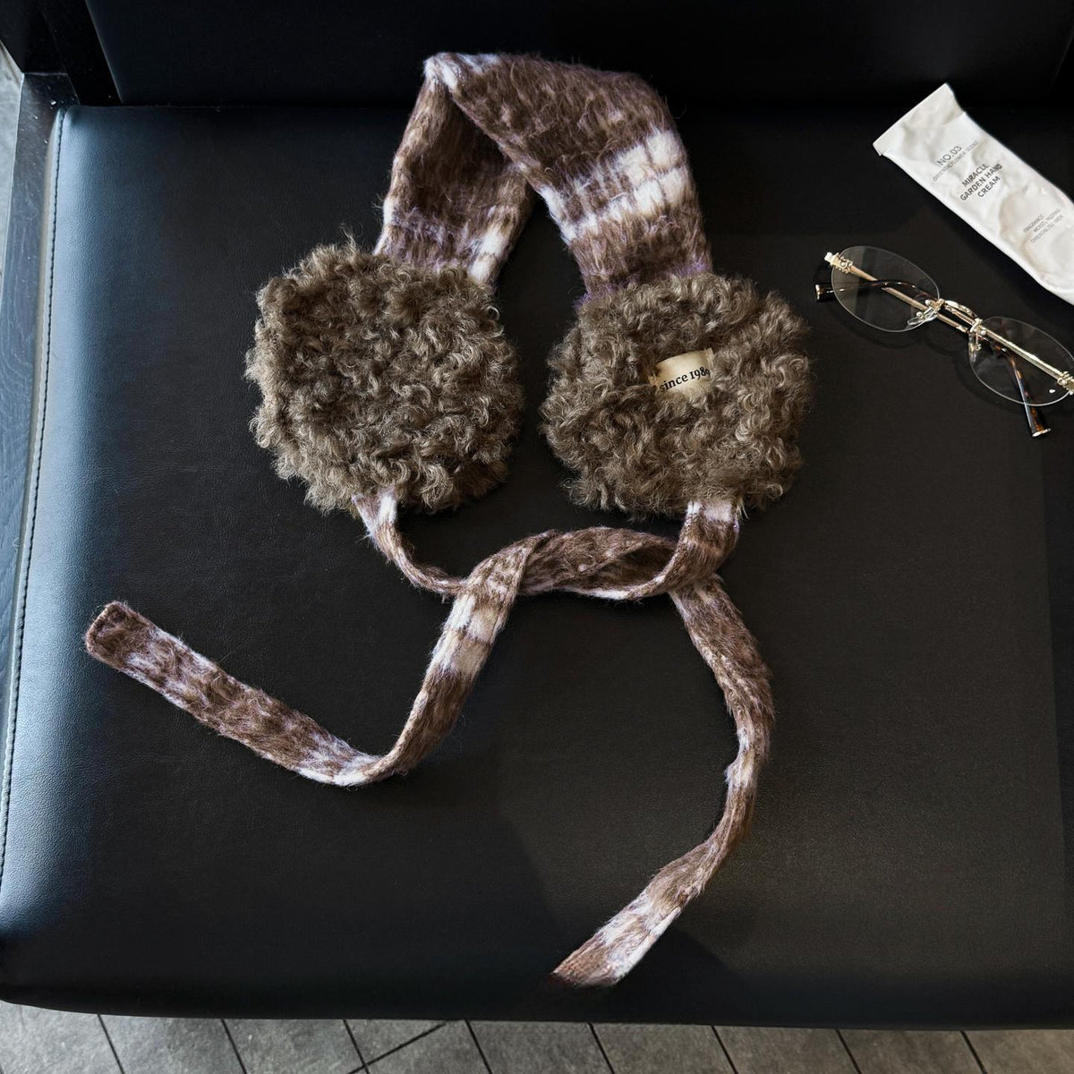 Curly Tie Strap Earmuffs