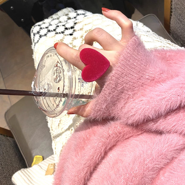 Exaggerated Heart Statement Ring - Modomu
