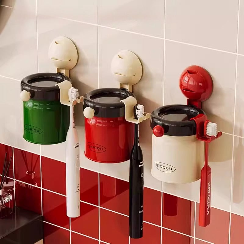 Magnetic Toothbrush Rack Cup Set