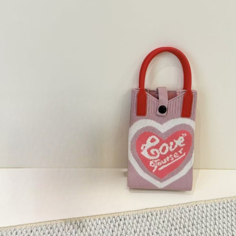 Knit Animal Phone Bag