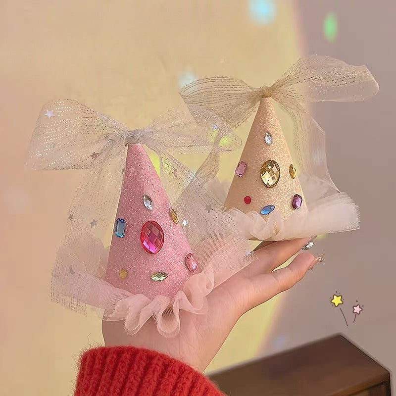 Sweetheart Rhinestone Mesh Hairpin - Modomu