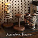 Wooden Paper Cup Dispenser