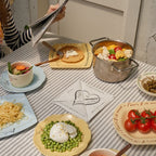 Retro French Script Tableware