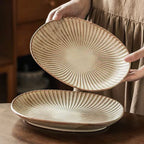 Oval Ceramic Serving Plate