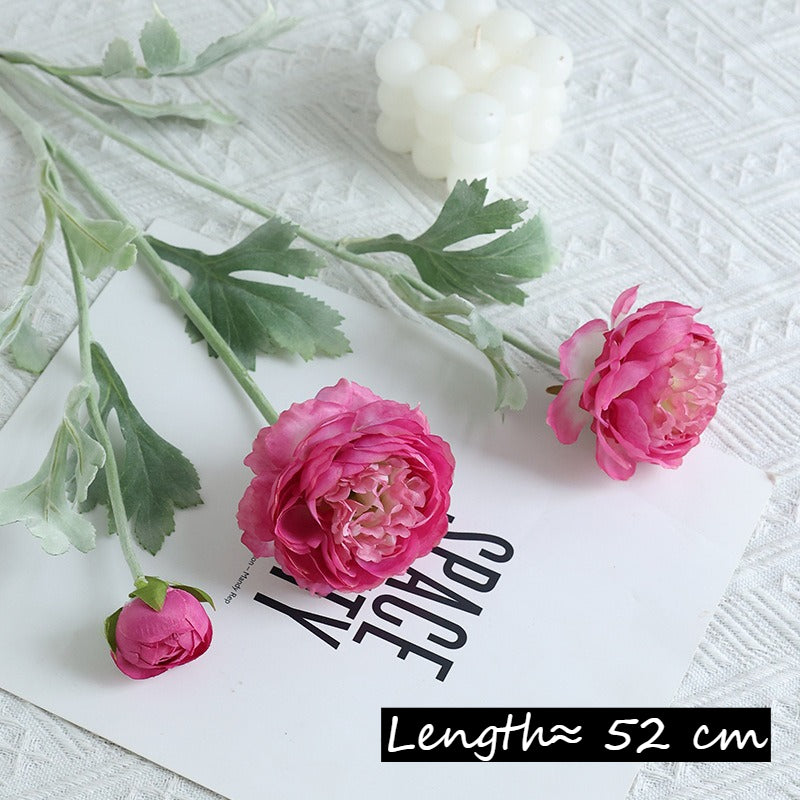 Faux Peony Lotus Stem Arrangement - Modomu