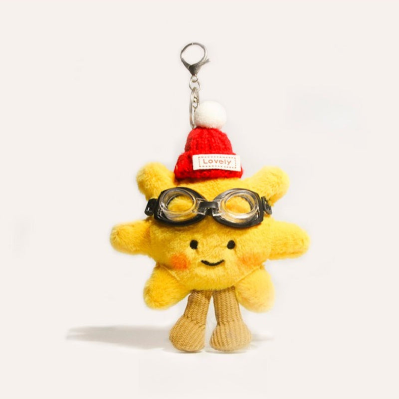 Sunflower Plush Bag Charm Keychain - Modomu